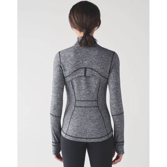 Lululemon Heathered Black Define Jacket, Size 6 - Picture 4 of 9